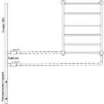 The principle of operation of a hot water heated towel rail