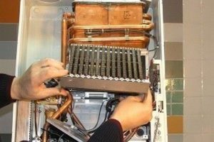 Preventive maintenance to prevent leaks in a gas boiler