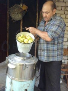 Juicer from washing machine