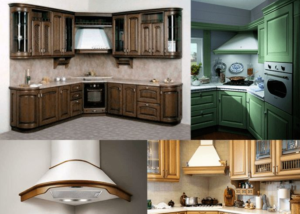 Various fireplace hoods