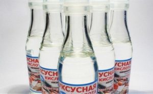 Vinegar for descaling