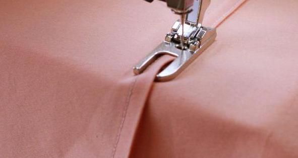 Rolled seam on overlock