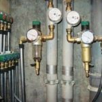 Installation of a coarse water filter