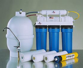 Filter device for water purification