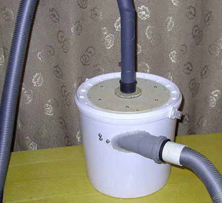 Cyclone from a bucket