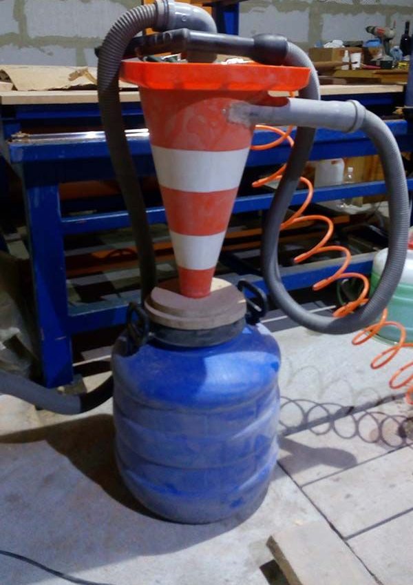 Traffic cone cyclone