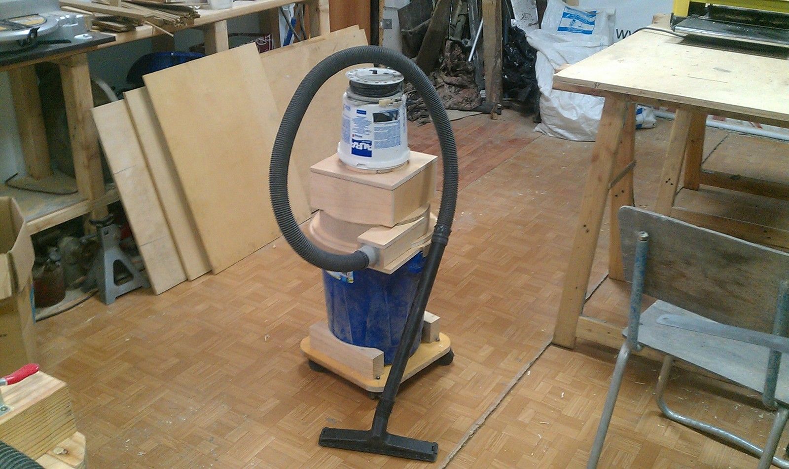 Cyclone from a bucket