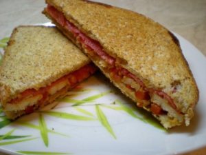 Prepare in a sandwich maker