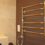electric heated towel rail for bathroom