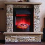 DIY electric fireplace installation