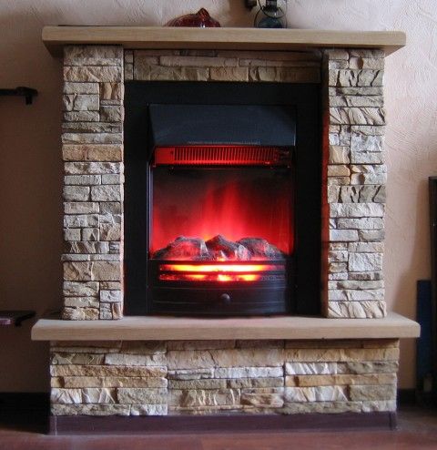 DIY electric fireplace installation
