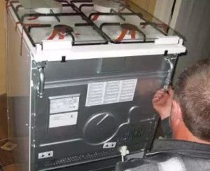 Connecting a gas stove