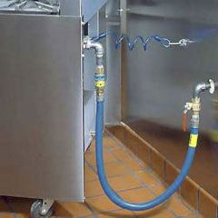 Connecting a gas stove