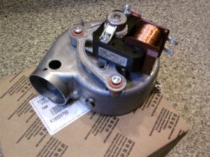 Gas boiler fan