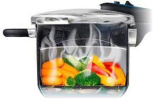 cooking in a pressure cooker