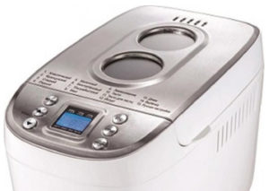 bread machine with electronic control