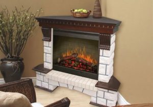 Portal for electric fireplace