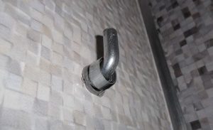 fastening to concrete wall