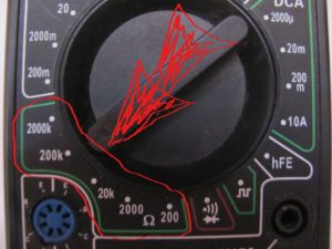 how to set a multimeter