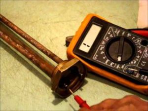 heating element check with a multimeter
