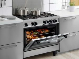 gas stove with gas oven