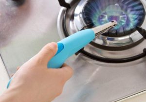 How to light a fire in a gas stove