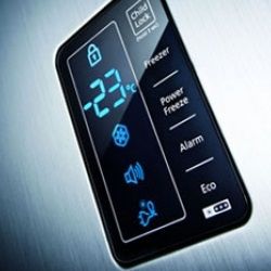 Freezer temperature display
