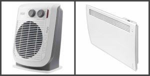 Convector and fan heater