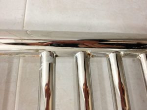 metal corrosion of heated towel rail