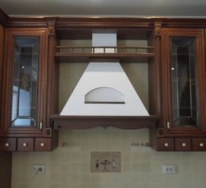 Extractor fan in the kitchen