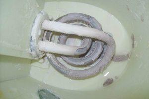Scale on the coil of the electric kettle