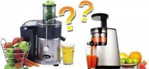 Differences between a screw juicer and a centrifugal juicer