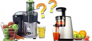 Differences between a screw juicer and a centrifugal juicer