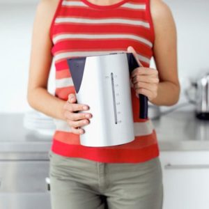 Why might a new kettle smell?