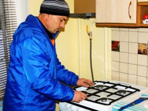 Connecting a gas stove by specialists