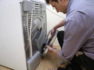 Connecting a clothes dryer
