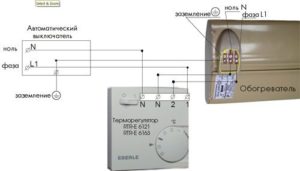 thermostat connection diagram