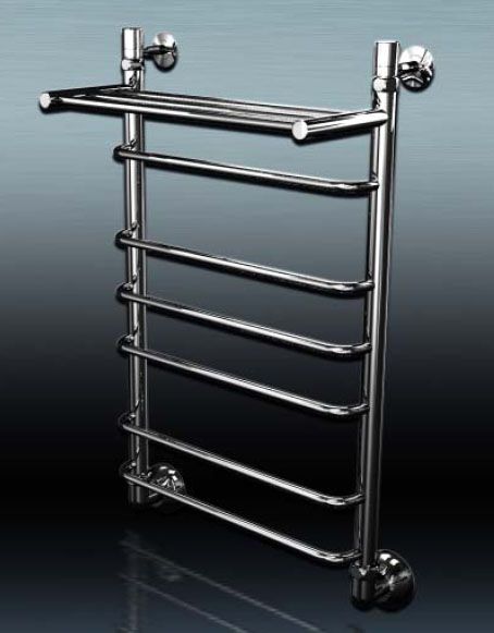 Water heated towel rail