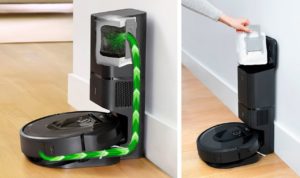 Charging the robot vacuum cleaner