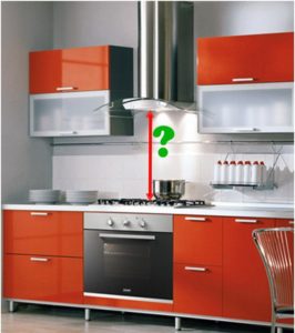 distance to gas stove