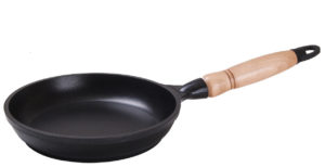 frying pan with twist handle