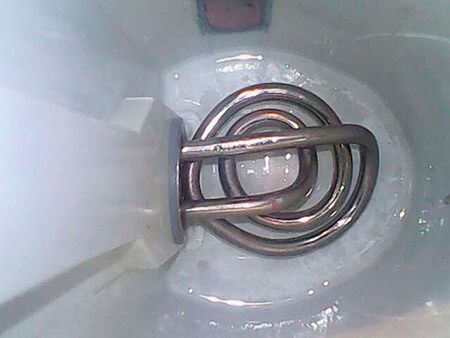Spiral in an electric kettle