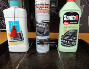 Stove cleaning products