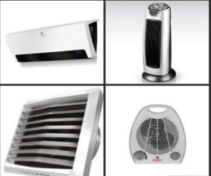 Types of fan heaters