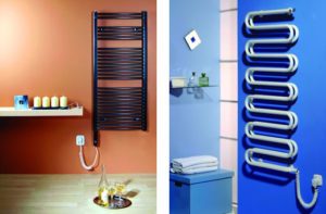 types of heated towel rails