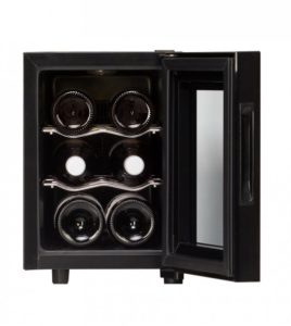Wine cabinet from inside