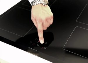 turning on the stove