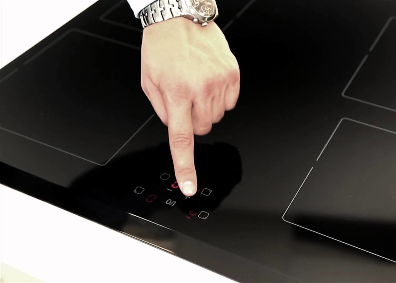 turning on the stove