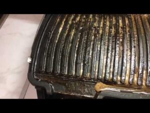 wash the electric grill