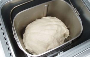 kneading dough in a bread machine